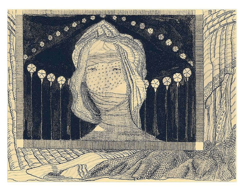 Kompozycja (Skryta kobieta) , lata 1907-1908