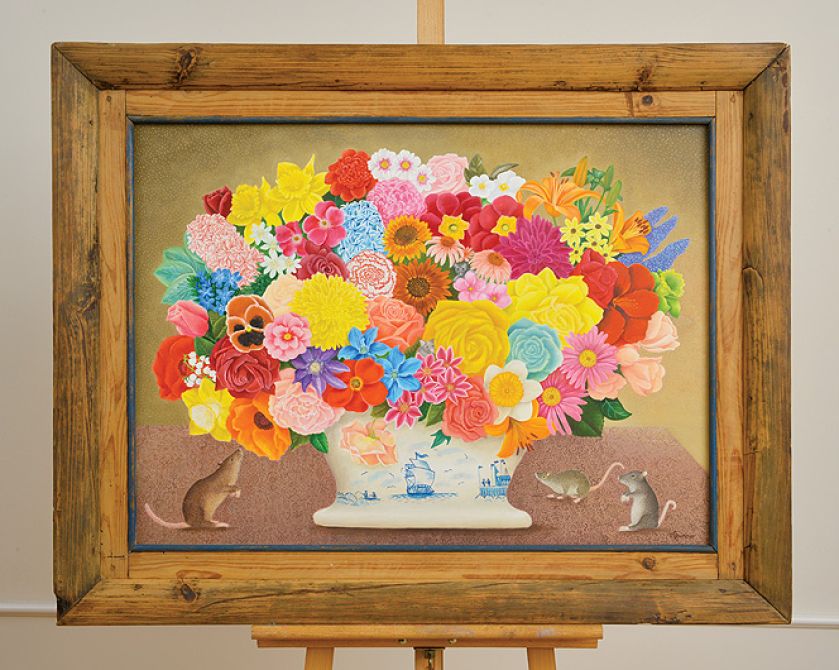 Kwiaty z myszkami , 2003 r. Magdalena Shummer