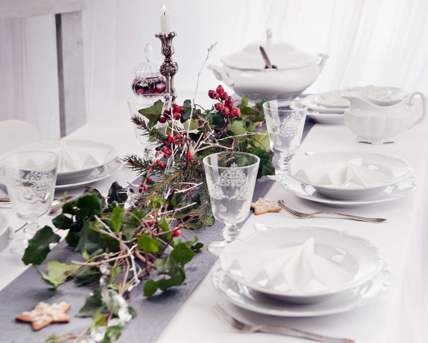 stół na boże narodzenie