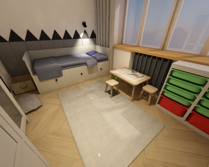 Projekt pokoju dziecięcego Angelika Karst
