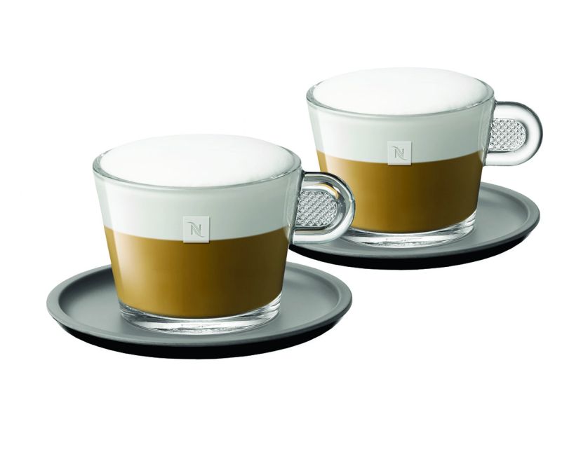 DO CAPPUCCINO, kultowe filiżanki, mniejsze są także do espresso, NESPRESSO, nespresso.com