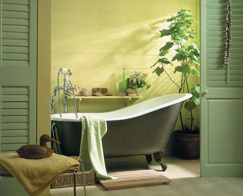 Zielona Wyspa to kolor farby z kolekcji Dulux Kitchen Bathroom Satin. DULUX