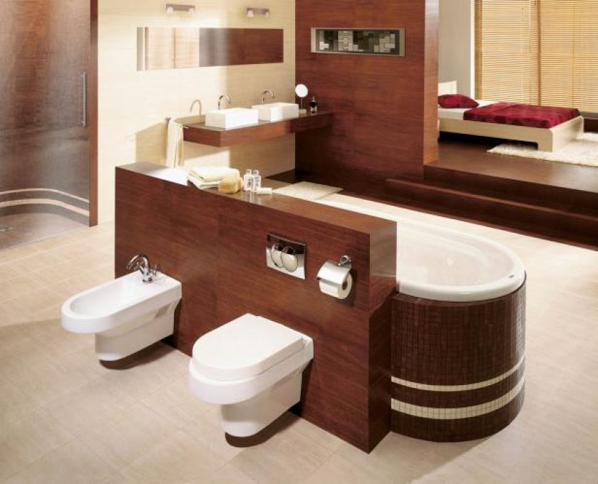 Faktura płytek z kolekcji Maxima/Foresta przypomina drewno: kafle na ścianę - 170 zł/m2, na podłogę - 80 zł/m2, listwa