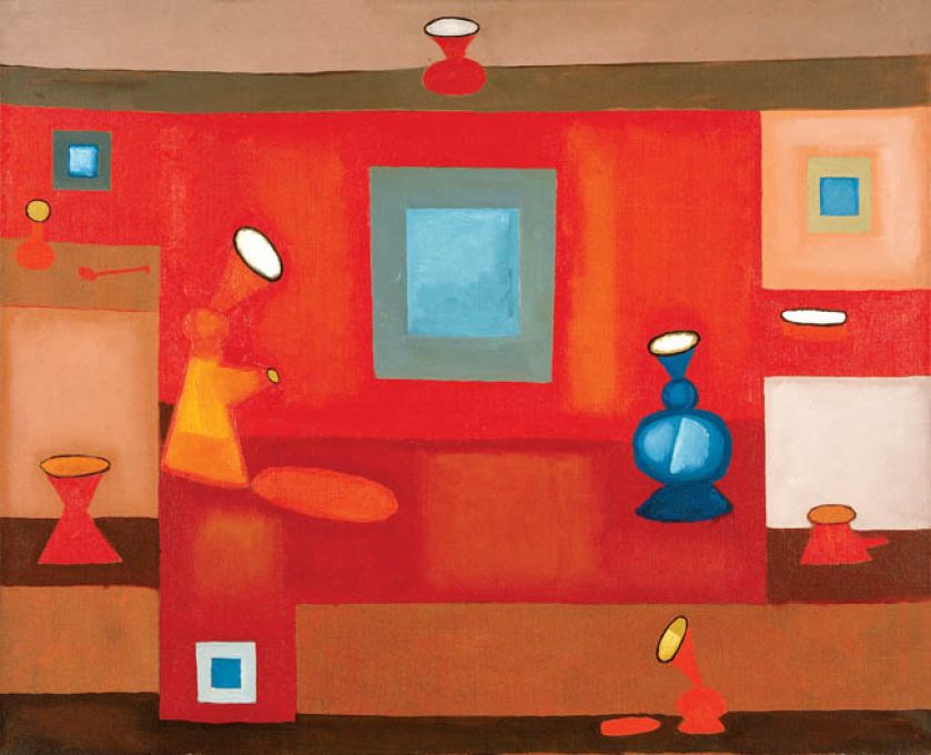 Jerzy Nowosielski, Martwa natura , 1964 r., Muzeum Narodowe we Wrocławiu.