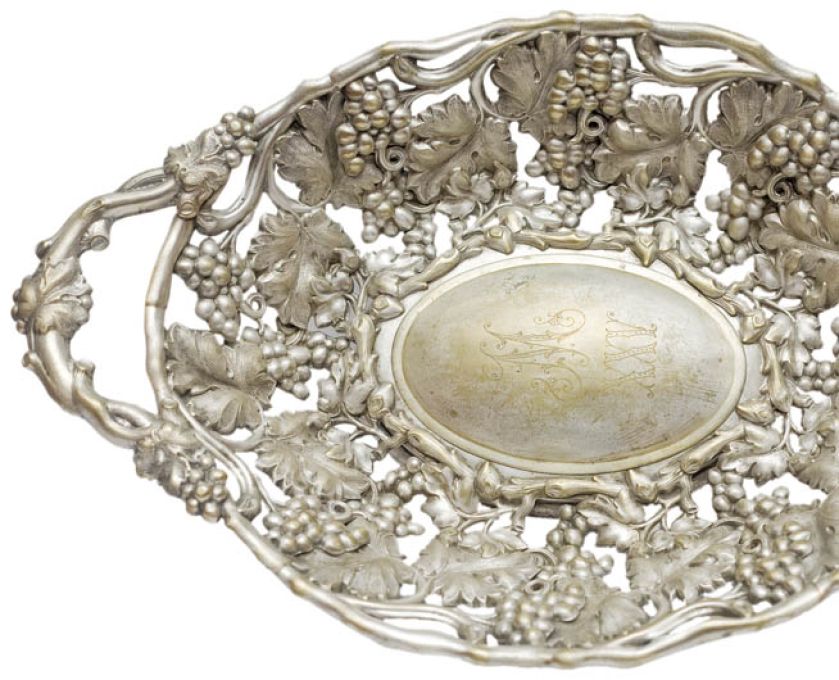 Patera ażurowa, B. Henneberg, XIX w.