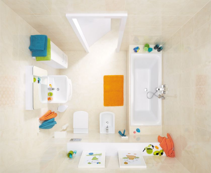 Zdjęcie: cersanit.com.pl. Mała wielka łazienka - jak ją urządzić?