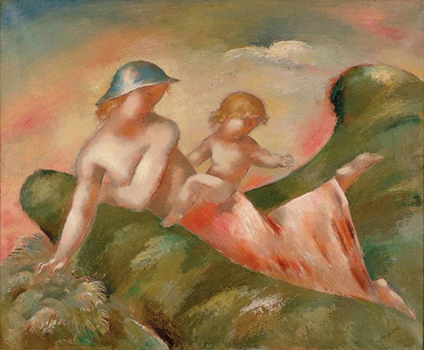 Matka z dzieckiem , 1925 r., E.Zak, POLSWISSART, CS. 315 000 zł