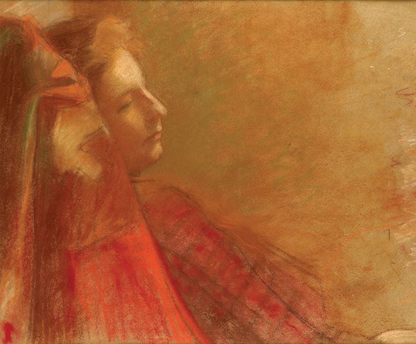 Wojciech Weiss - Portret Dagny Juel-Przybyszewskiej, 1899