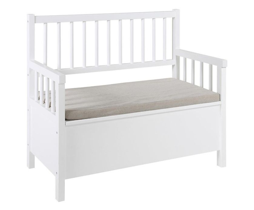 ławka z miejscem do przechowywania butów