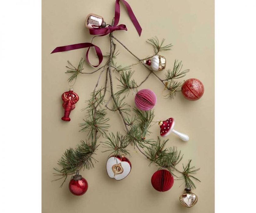 dekoracje świąteczne z bombek