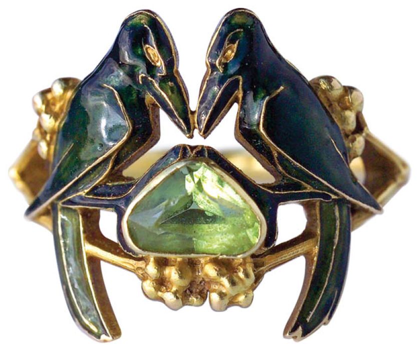 Pierścionek od René Lalique a, Francja, 1904 r., www.tademagallery.com