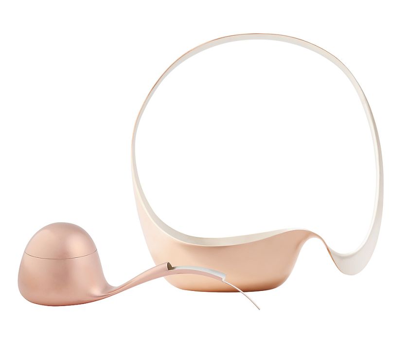 Naczynie do sosu sojowego i sosjerka z serii Copper. Thomas Eyck.