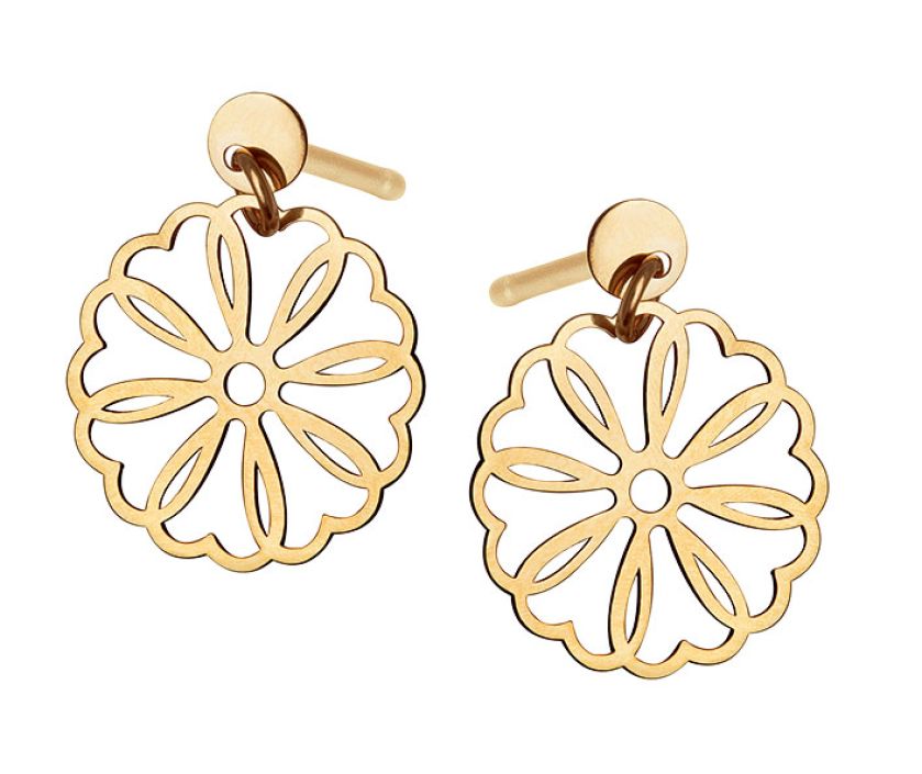 Fiorentina, czyli kolczyki w kształcie fantazyjnych kół.