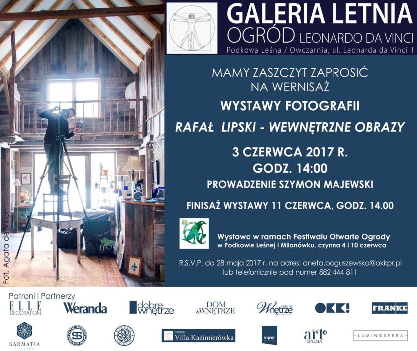 Wernisaż Wystawy Fotografii Rafał Lipski – Wewnętrzne Obrazy