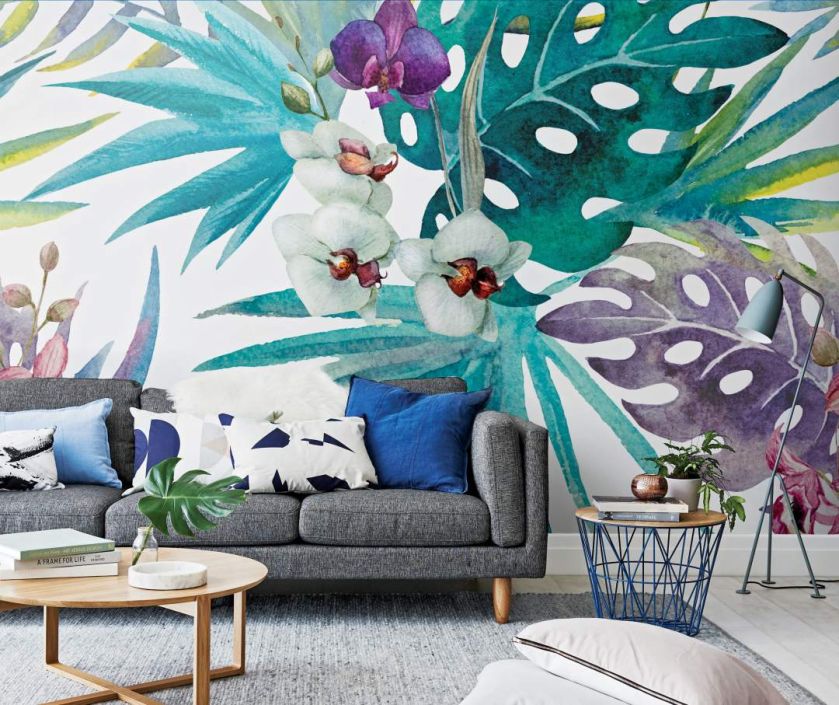 Dekoracje do domu: kwiaty na ścianach, meblach i w doniczkach