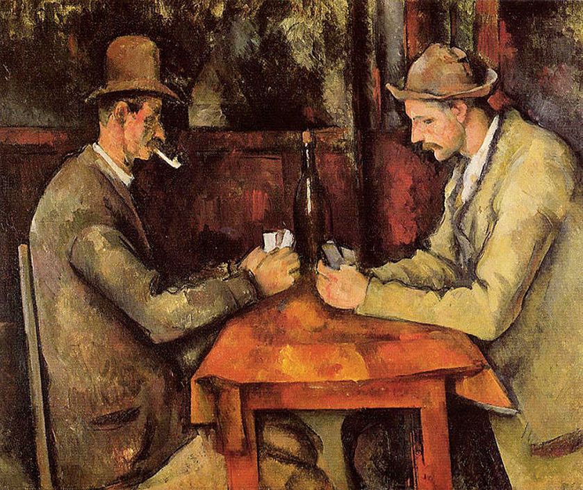 Grający w karty , Paul Cezanne, 1893-1896 r.