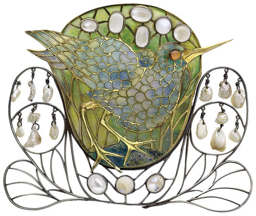 Autorem tej angielskiej broszki jest Charles Robert Ashbee, 1901-02 r., Museum of Fine Arts, Boston