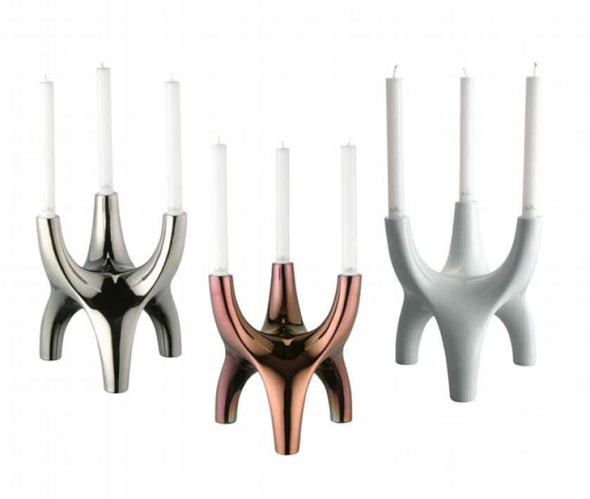 Rosenthal, świecznik trójramienny Free Spirit , www.sklep.rosenthal.pl, cena od 1030 zł