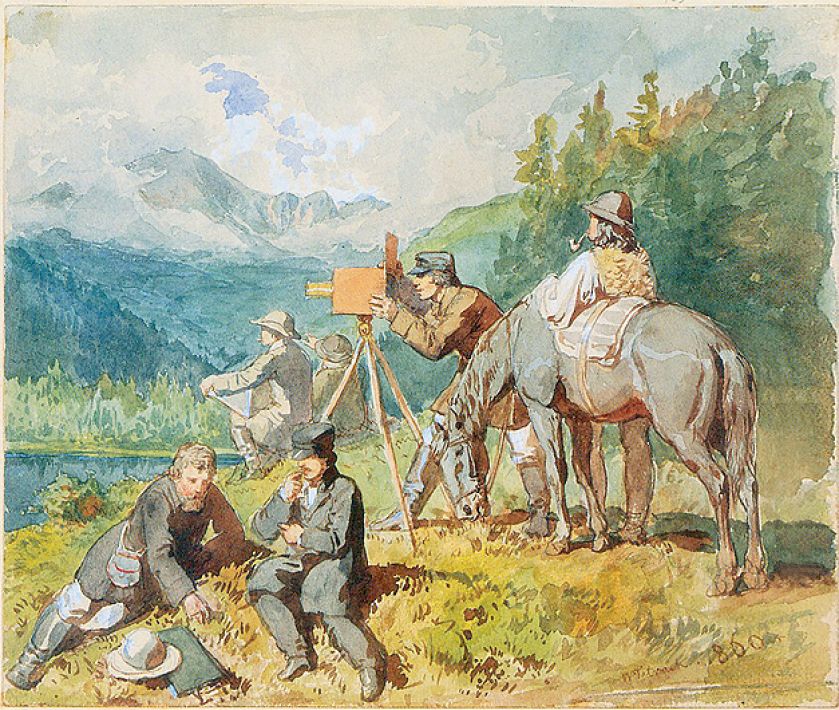 W Tatrach , 1860 r., Warszawa, Muzeum Narodowe