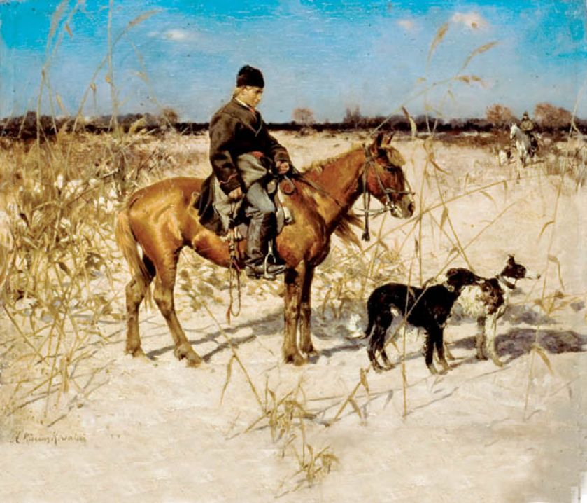 Alfred Wierusz-Kowalski, Na stanowisku , Muzeum Sztuki w Łodzi, fot.