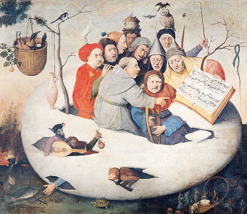 Koncert w jajku , Hieronim Bosch, 1475-1480 r.