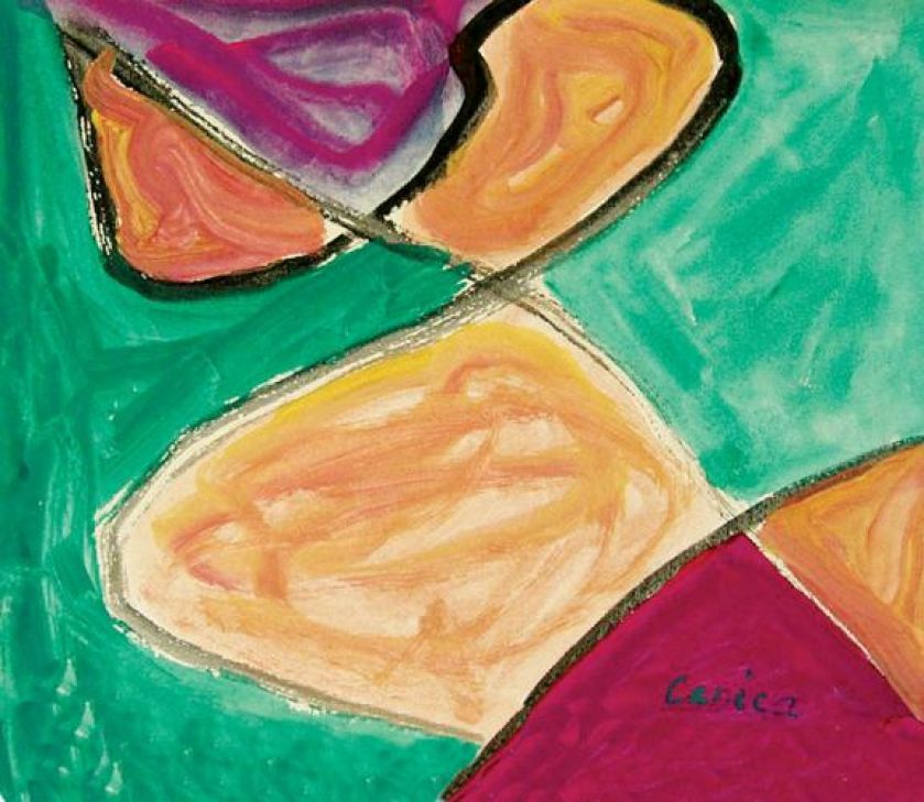 Alfred Lenica- Abstrakcja , cs 1300 zł, RYNEK SZTUKI