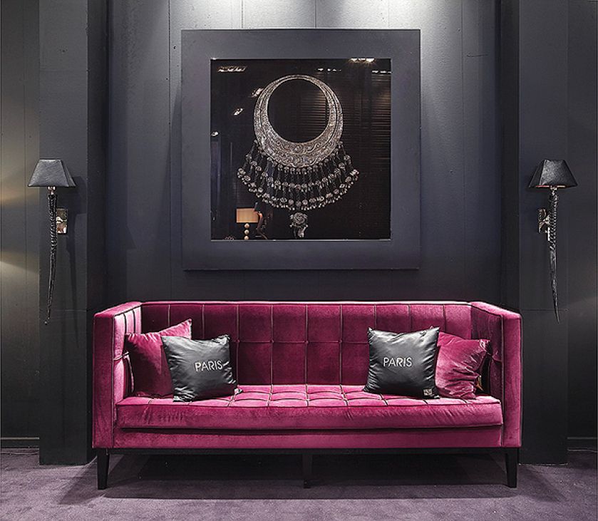 Sofa Bench, tkanina Luxury Velvet, od 3400 zł