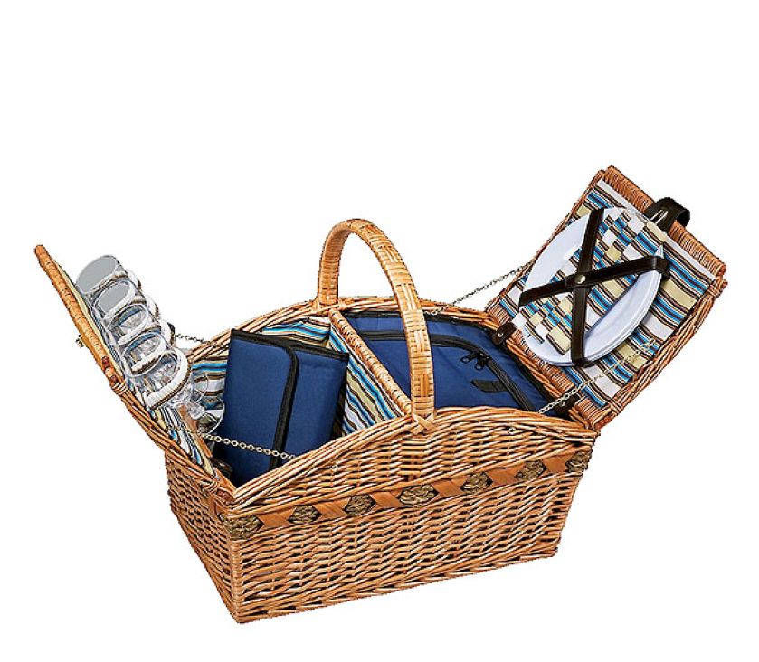 Wiklinowy kosz firmy Cilio, Verbania deluxe.