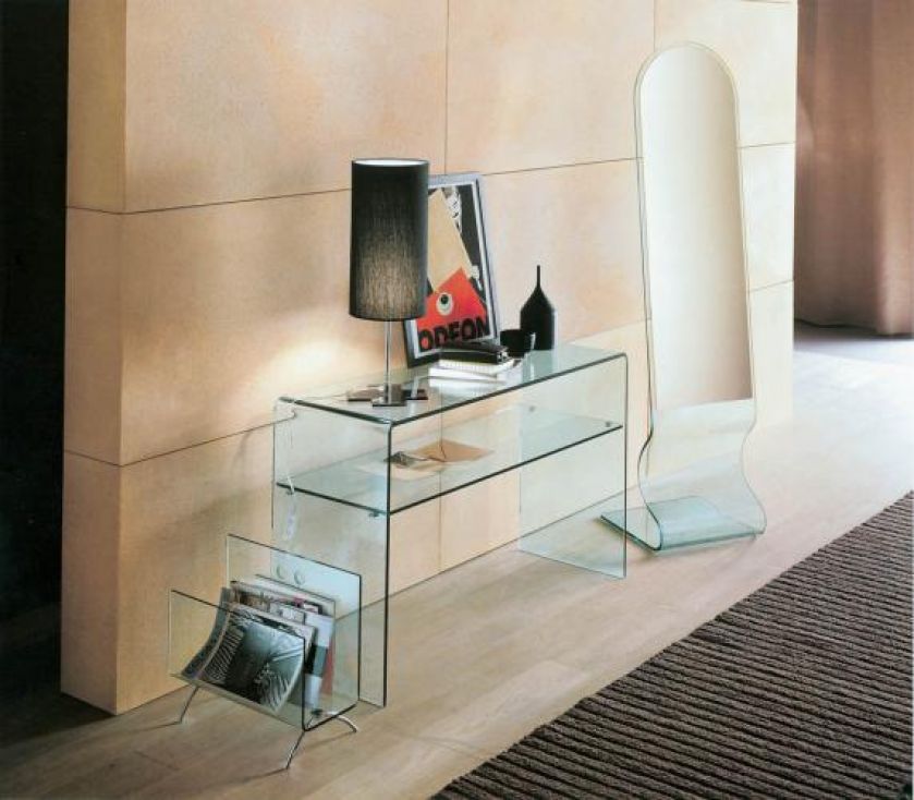 Szklane lekkie meble dla miłośników nowoczesnych wnętrz. INTER-COMODO