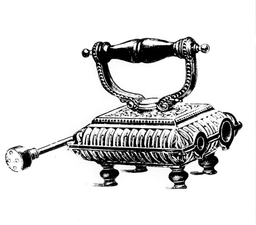 Lokówka z nawiewem powietrza, 1884 r., AEG