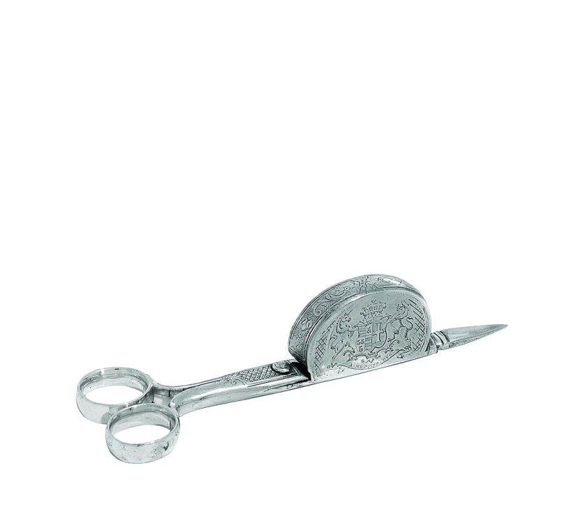Srebrne nożyczki należące do króla Georga II, 1731 r.