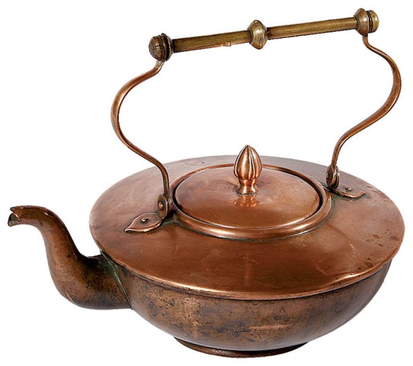 Miedziany czajnik do herbaty, koniec XIX w., Muzeum Historyczne Miasta Krakowa, fot. A. Wojtuń/Green Carrot.