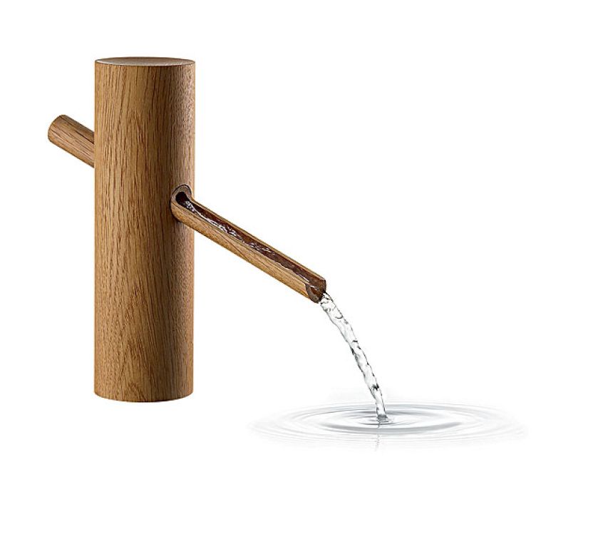 ZEN, projekt duńsko-włoskiego duetu GamFratesi nawiązuje do pierwotnej formy japońskiej drewnianej fontanny, AXOR,