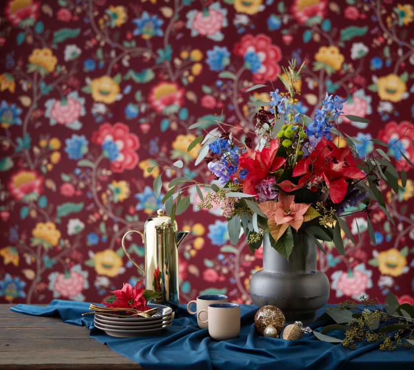 ozdoby świąteczne w wazonie