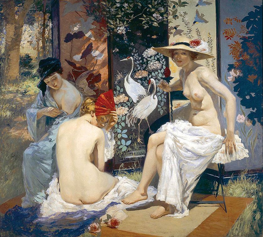Rupert Bunny Kąpiel słoneczna , 1913 r.
