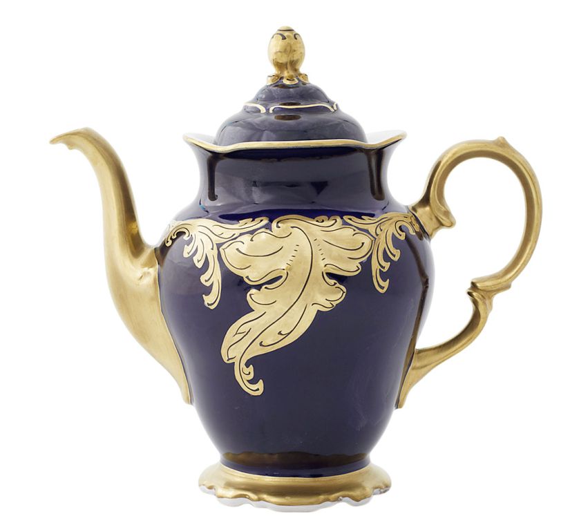 Imbryk, Fryderyka Kobalt, Kristoff. Dekoracja stołu na przyjęcie