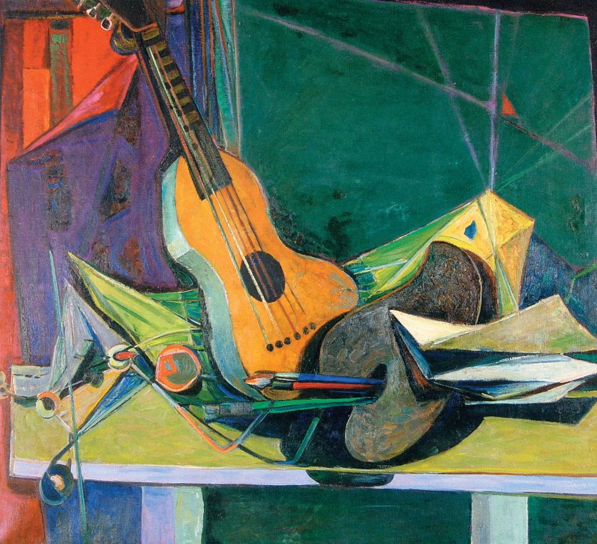 Stół w pracowni. Witold Zaczeniuk - książę przy sztalugach