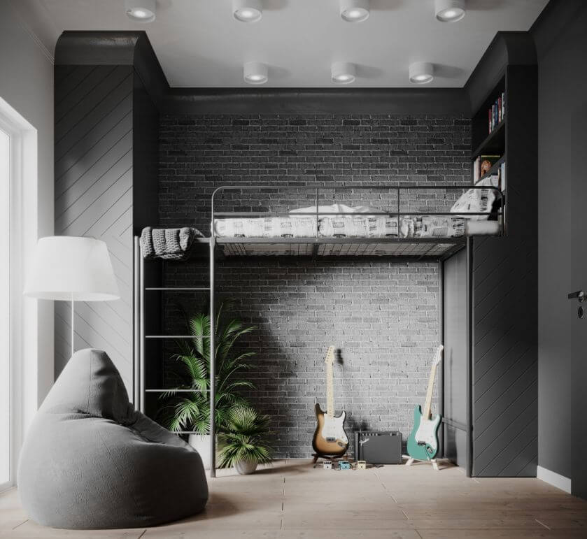 Klasyczne i naturalne wnętrza z nutką industrializmu w domu