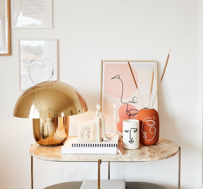 świece ozdobne dekoracja konsoli