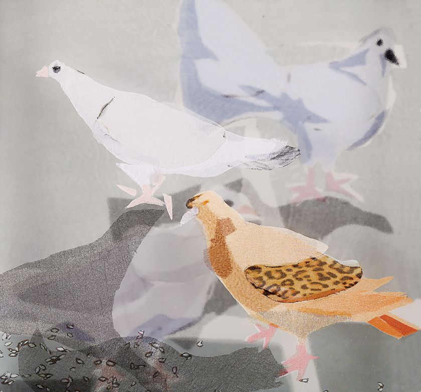 Małgorzata Jabłońska Ptaki miejskie , 2014 r.