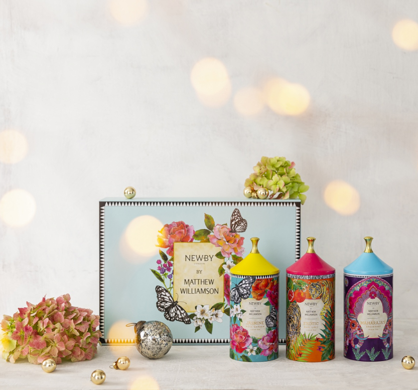 Prezent dla niej: zestaw herbat, kolekcja MATTHEW WILLIAMSON, NEWBY TEAS, NEWBYTEAS.PL