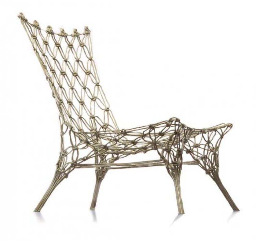 Knotted Chair - najbardziej znany projekt Wandersa.