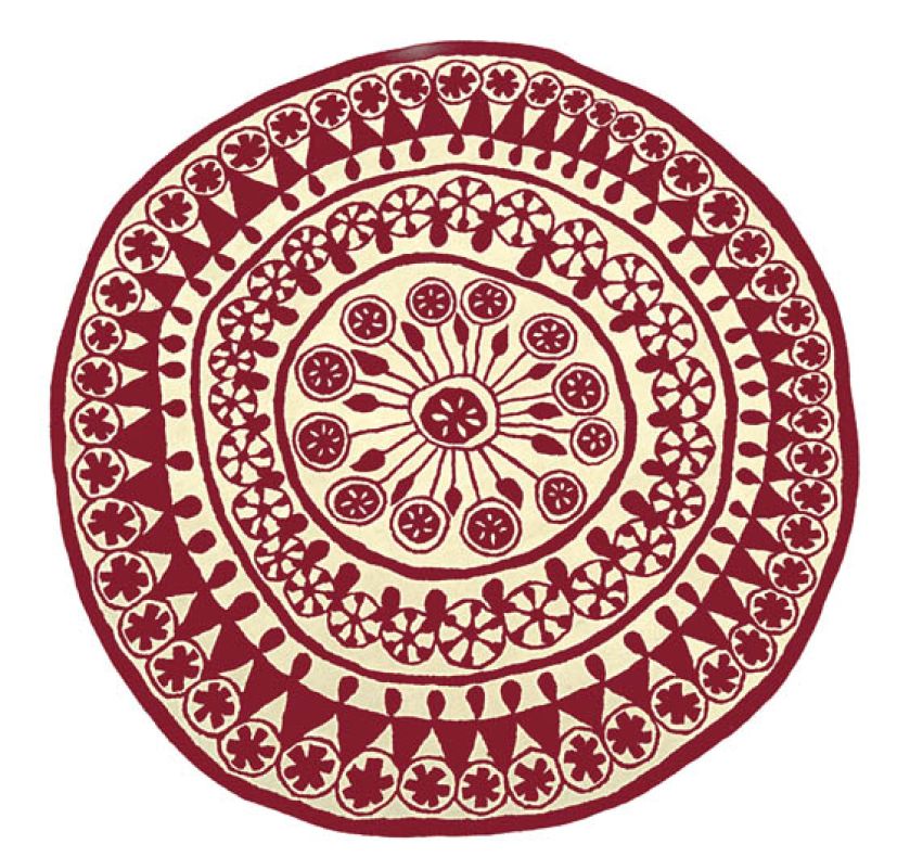 Dywan z etnicznym motywem. Projekt Nani Maquina.