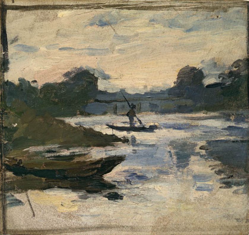 Ludwik de Laveaux, Wisła pod Krakowem , 1889 r., MUZEUM NARODOWE W WARSZAWIE