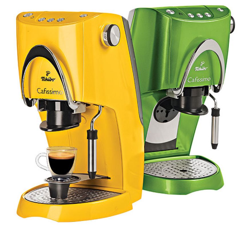 Kolorowe ekspresy na kapsułki. TCHIBO