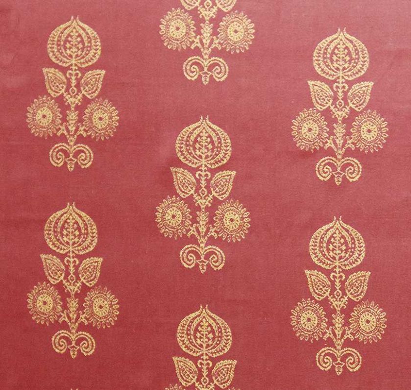 Memory Floral red Swatch. Obrus na stół