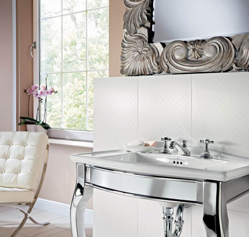 Płytki Louvre zaprojektował Maciej Zień. Cena - 159 zł/m2. CERAMIKA TUBĄDZIN