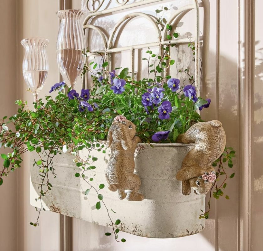 wielkanocne dekoracje zajączki