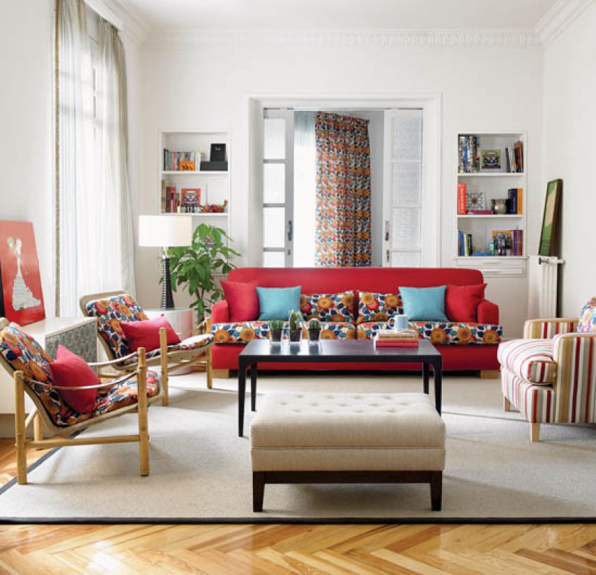 Sofa Santo Domingo – ok. 11 000 zł, fotel Biarrits – ok. 8000 zł, puf Pisa – ok. 3700 zł. KA INTERNATIONAL