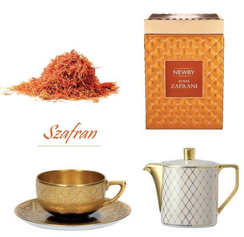 Herbata: Newby Teas, filiżanka: kolekcja Tradition, Esnobismo, mlecznik: Francis Sheherazade, Rosenthal